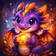 Colorful and expressive animal mascot avatar in vibrant style for a profile picture